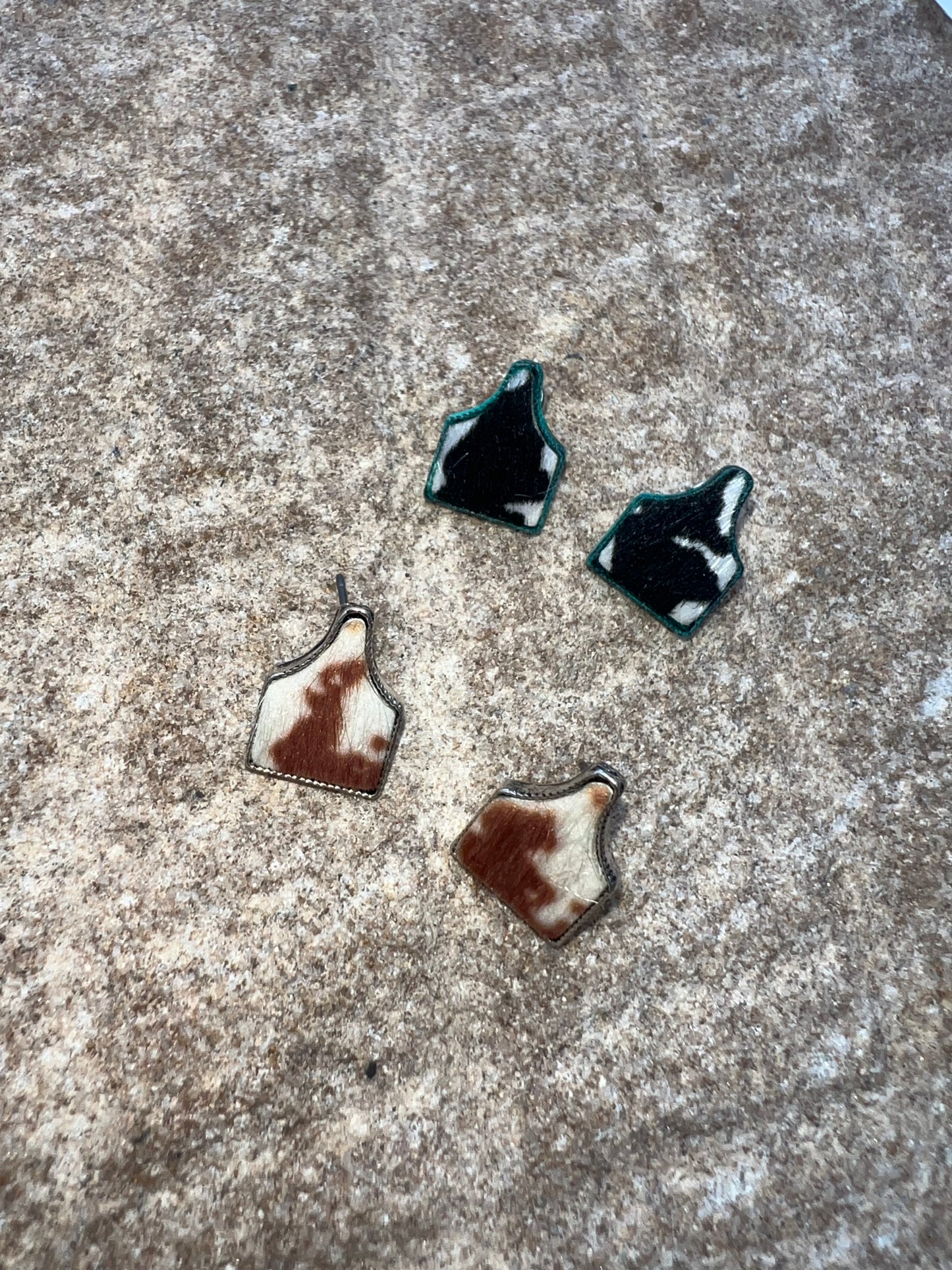 Cattle Tag Earrings