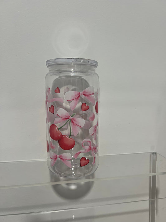 Cherry Bow Tumbler