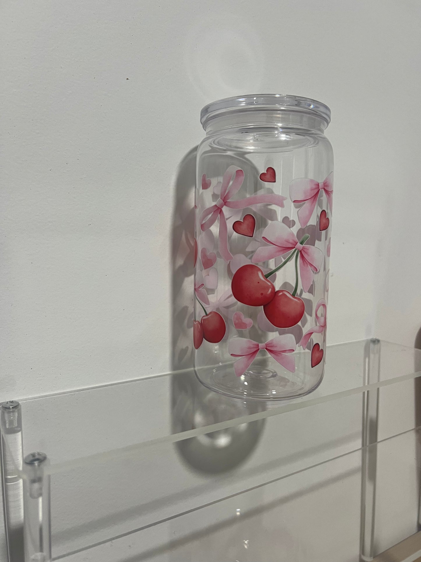 Cherry Bow Tumbler